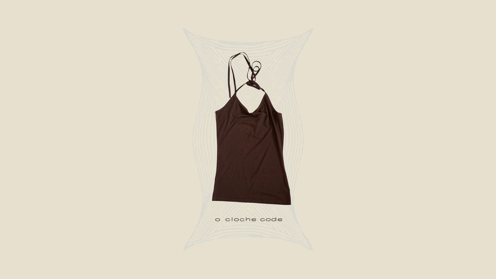 Natural Basic - Halter Neck Top - o cloche code -  - 